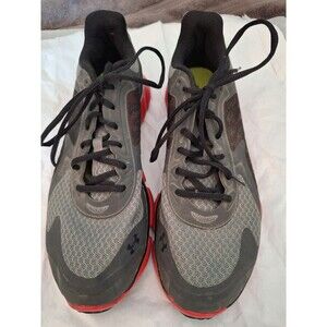 Under Armour Men's Micro‎ G Black/ Red Black Running Shoes US 12